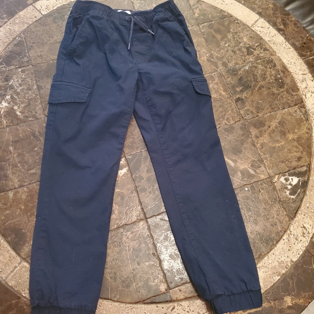 Old Navy Navy RipStop Cargo Joggers boys M 8 - Picture 2 of 9